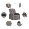 Massagestoel Stof Taupe