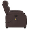 Massagestoel Stof Donkerbruin