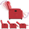Sta-Op-Stoel Kunstleer Rood
