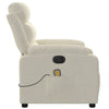 Massagestoel Fluweel Kleurig Crème