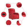 Sta-Op-Stoel Kunstleer Rood