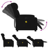 Massagestoel Stof Zwart