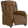 Massagestoel Stof Bruin