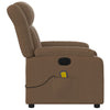 Massagestoel Stof Bruin