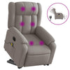Sta-Op-Massagestoel Stof Taupe