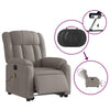 Sta-Op-Massagestoel Stof Taupe