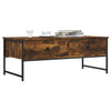 Salontafel 101X49X39,5 Cm Bewerkt Hout Eikenkleur