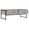 Salontafel 101X49X39,5 Cm Bewerkt Hout Eikenkleur