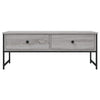 Salontafel 101X49X39,5 Cm Bewerkt Hout Eikenkleur
