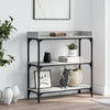 Wandtafel Met Schappen 100X30X80 Cm
