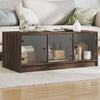 Salontafel Met Glazen Deuren 102X50X42 Cm