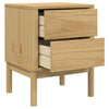 Nachtkastje Floro 45X39X57 Cm Massief Grenenhout