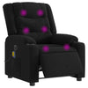 Massagestoel Stof Zwart