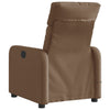 Massagestoel Stof Bruin