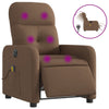 Massagestoel Stof Bruin