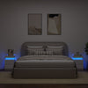 Nachtkastjes Met Led-Verlichting 35X39X55 Cm