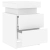 Nachtkastjes Met Led-Verlichting 35X39X55 Cm
