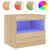 Nachtkastje Met Led-Verlichting 50X40X45 Cm Kleurig