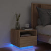 Nachtkastjes Met Led-Verlichting 40X39X37 Cm