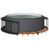 Hottub Ombouw Opbergruimte En Houten Opstapje Poly Rattan