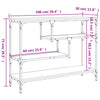 Wandtafel 100X30X75 Cm Bewerkt Hout