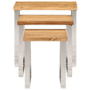 Tafeltjesset 3 St Met Natuurlijke Rand