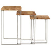 Tafeltjesset 3 St Met Natuurlijke Rand