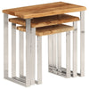 Tafeltjesset 3 St Met Natuurlijke Rand
