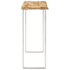Wandtafel Met Natuurlijke Rand 105X33X76 Cm Massief Mangohout