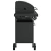 Gasbarbecue Met 7 Branders Gepoedercoat Staal Zwart