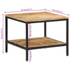 Salontafel Massief Ruw Mangohout