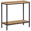 Wandtafel 100X35X70 Cm Massief Ruw Mangohout