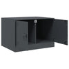 Salontafel 67X50X44 Cm Staal Kleurig