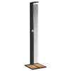 Buitendouche 50X55X224 Cm Poly Rattan En Acaciahout