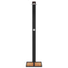Buitendouche 50X55X224 Cm Poly Rattan En Acaciahout