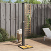 Buitendouche 50X55X224 Cm Poly Rattan En Acaciahout