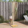 Buitendouche 50X55X224 Cm Poly Rattan En Acaciahout