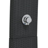 Buitendouche 55X60X224 Cm Poly Rattan En Acaciahout