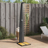 Buitendouche 55X60X224 Cm Poly Rattan En Acaciahout
