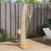 Buitendouche 55X60X224 Cm Poly Rattan En Acaciahout