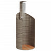 Buitendouche 100X100X241,5 Cm Poly Rattan En Acaciahout