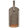 Buitendouche 100X100X241,5 Cm Poly Rattan En Acaciahout