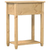 Wandtafel Corona 55X35X73 Cm Massief Grenenhout Rood