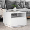 Salontafel Met Led-Verlichting 50X49X40 Cm Kleurig