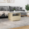 Salontafel Met Led-Verlichting 50X49X40 Cm Kleurig