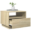 Salontafel Met Led-Verlichting 50X49X40 Cm Kleurig
