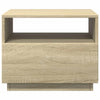 Salontafel Met Led-Verlichting 50X49X40 Cm Kleurig