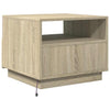 Salontafel Met Led-Verlichting 50X49X40 Cm Kleurig