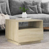 Salontafel Met Led-Verlichting 50X49X40 Cm Kleurig