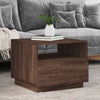 Salontafel Met Led-Verlichting 50X49X40 Cm Kleurig